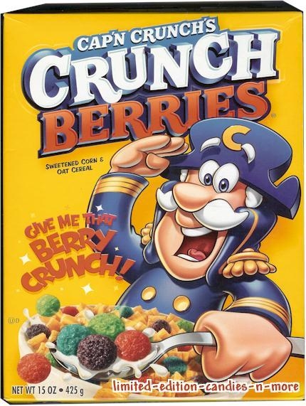 Pic of Captain Crunch Crunchberries should be here