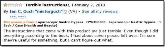 2nd gastric bypass kit review.